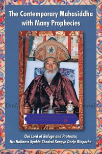 Cover of the Namthar of Dorje Chang His Holiness Kyabje Chadral Sangye Dorje Rinpoche (1913-2015)